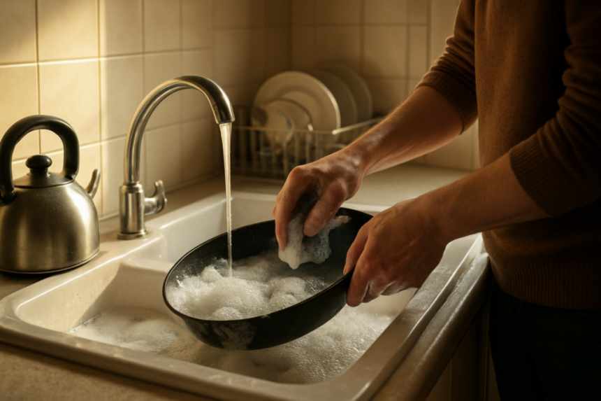 washing dishes before alien memory