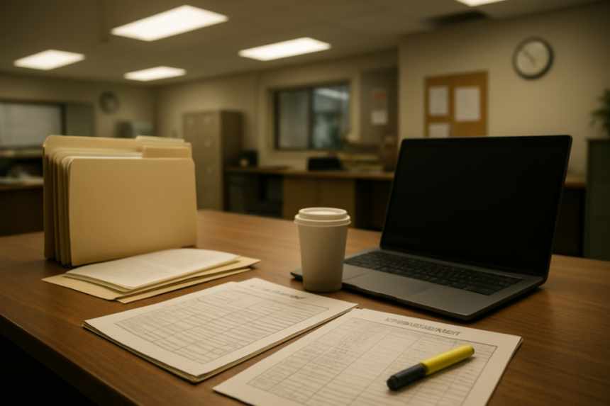Council maintenance log documents