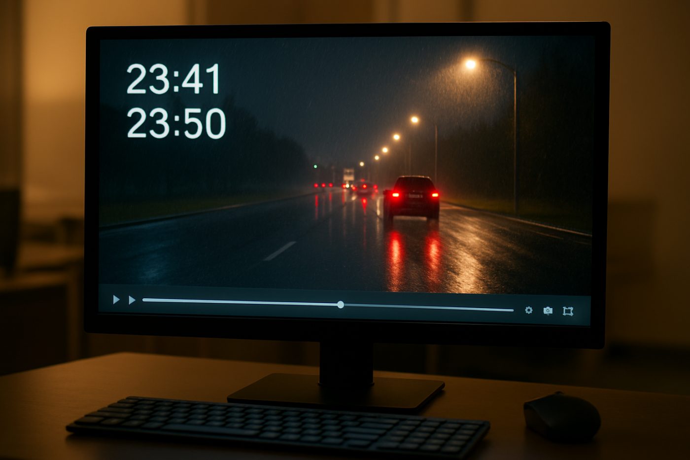 Traffic camera footage time gap