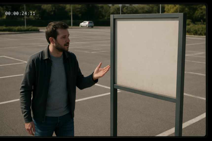 man talking to nobody
