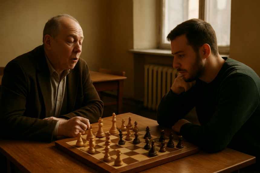 Chess game at club