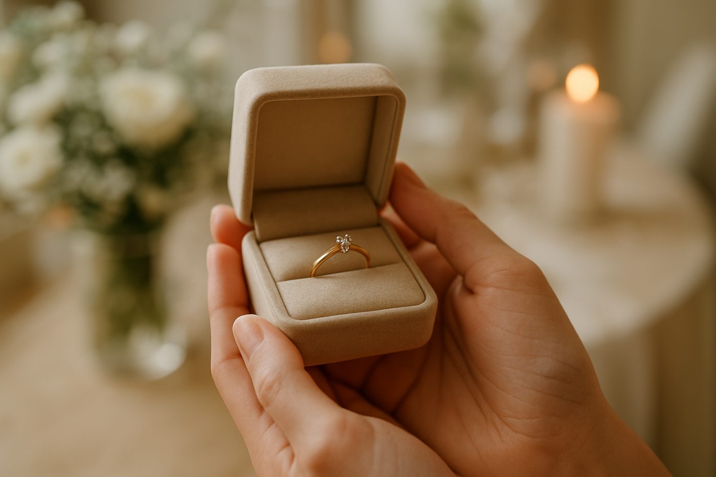 Engagement ring box