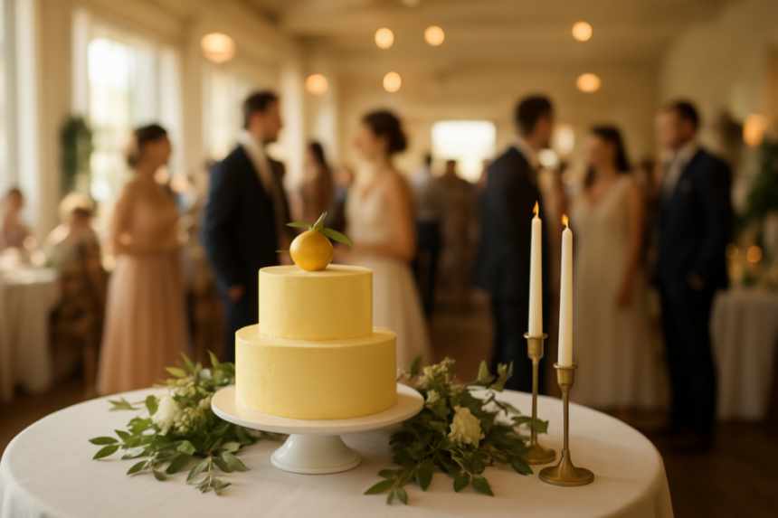 wedding cake table
