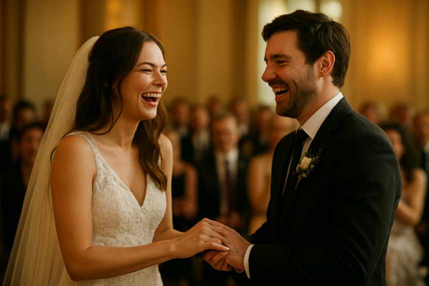 wedding vows moment