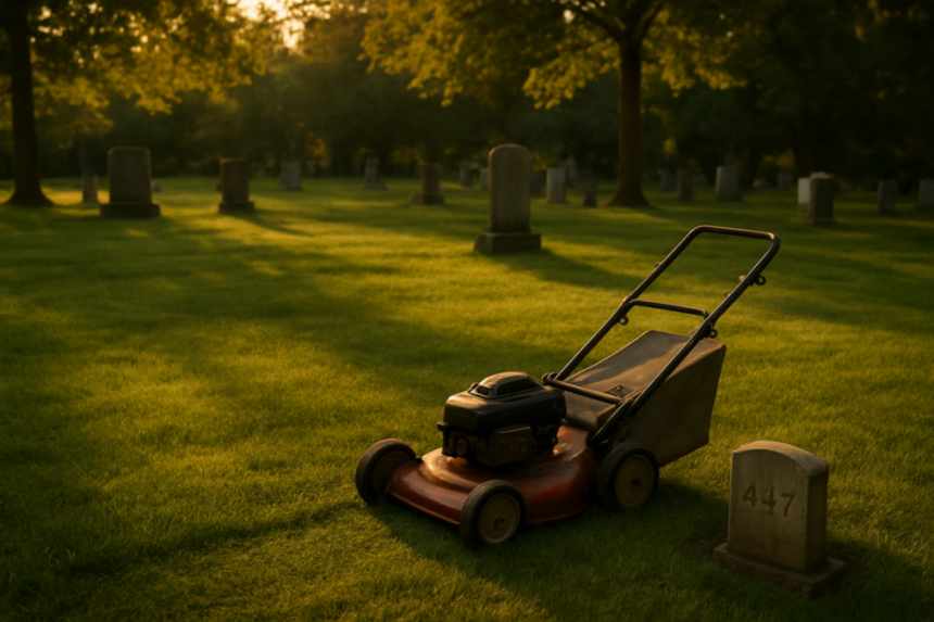 golden hour cemetery plot