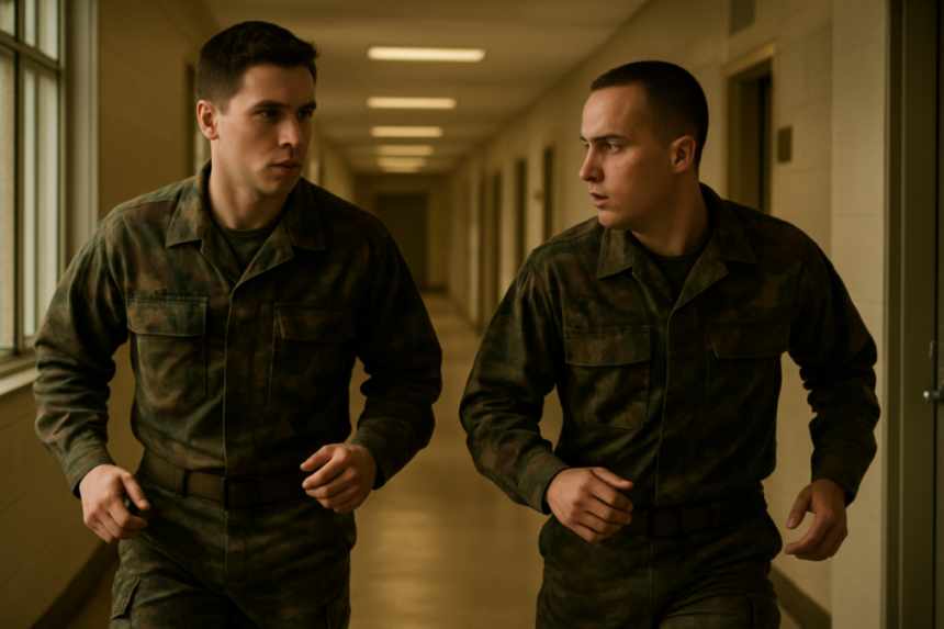 The Barracks Corridor Where Everybody Walks Faster And Nobody Says Why