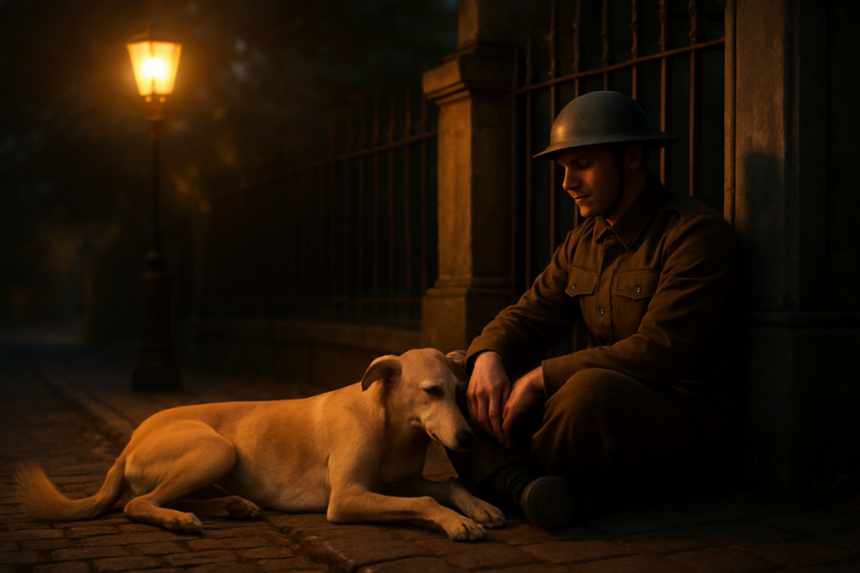 The Regimental Dog Is Buried By The Gate And He Still Does The Rounds