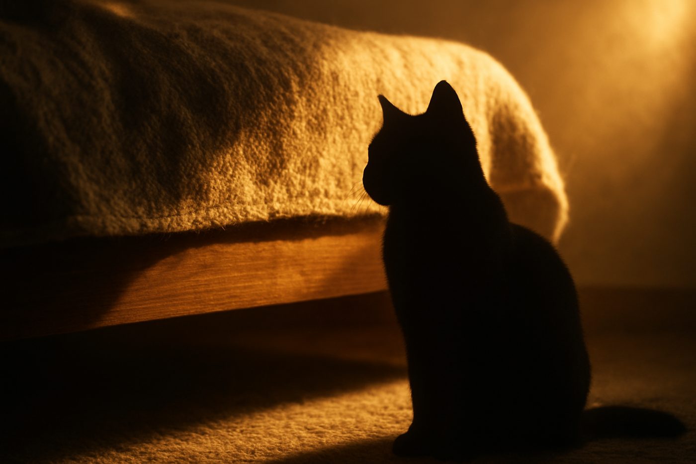 ghostly cat presence