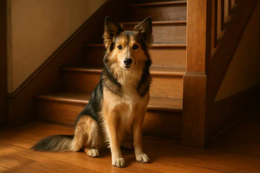 We Bought An Old Officers' House And The Dog Salutes The Stairs