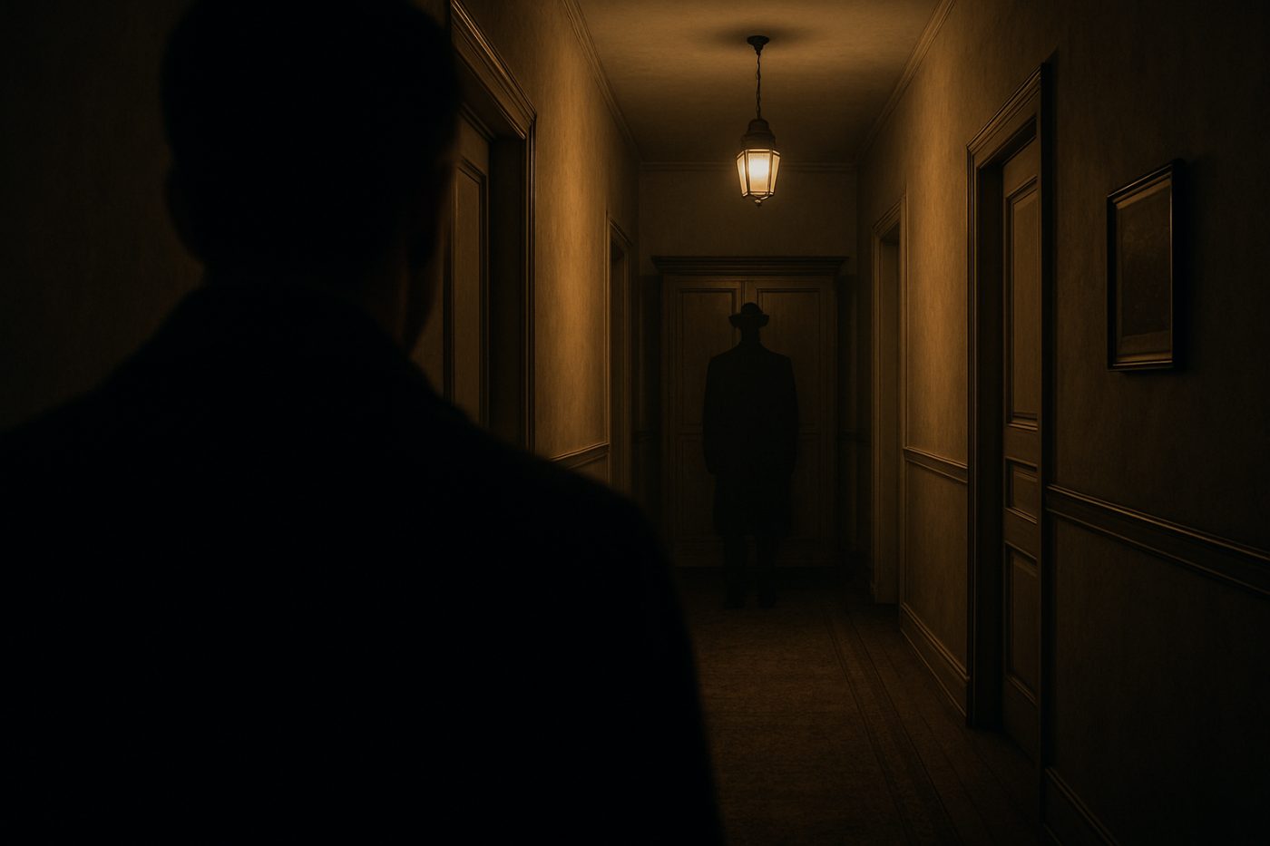 Shadow figure haunting