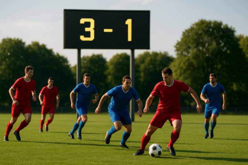football pitch impossible score
