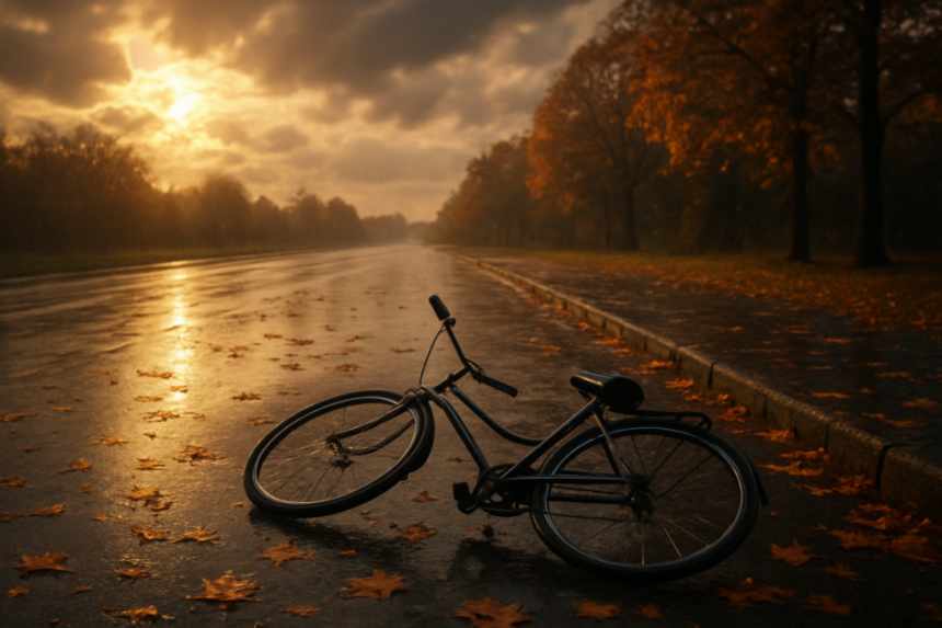 bike accident scene