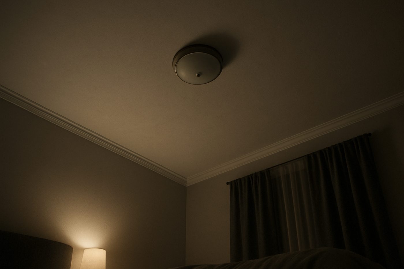 sleep paralysis ceiling view