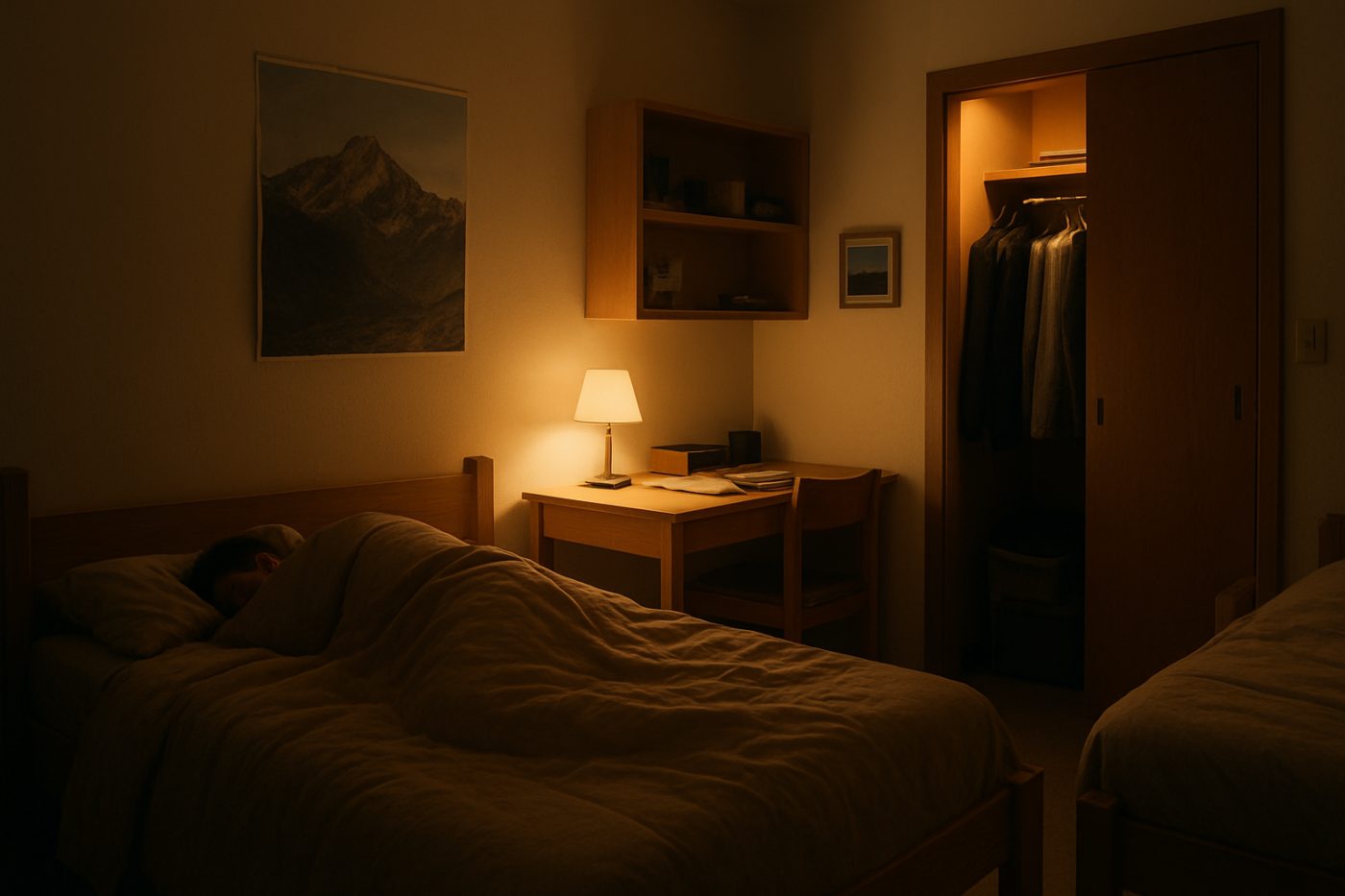 Sleep paralysis dorm room