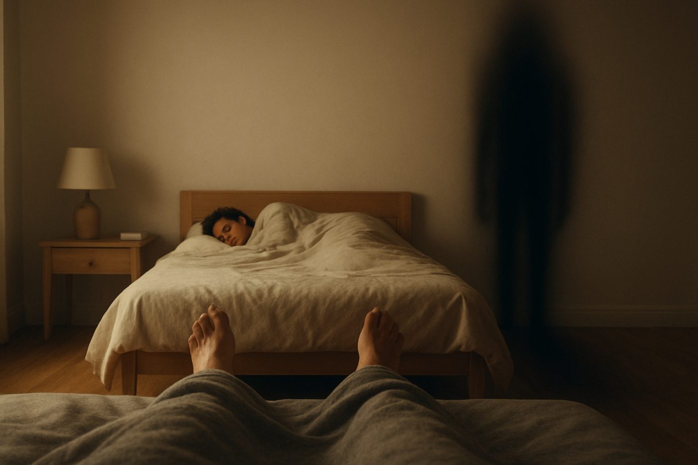 Sleep paralysis shadow figure