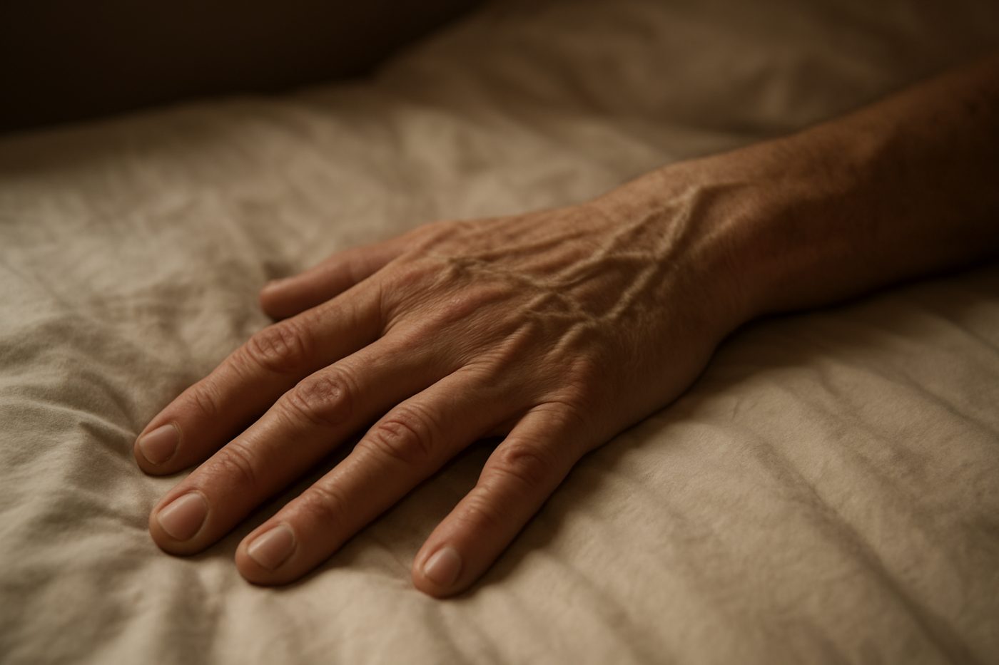 Sleep paralysis hand weight
