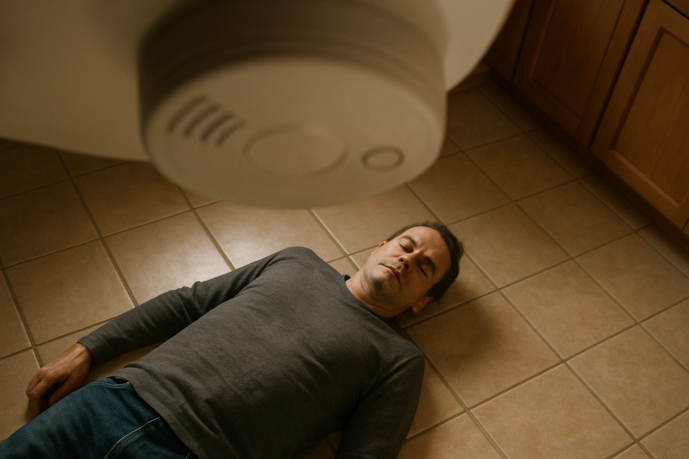near-death experience kitchen scene