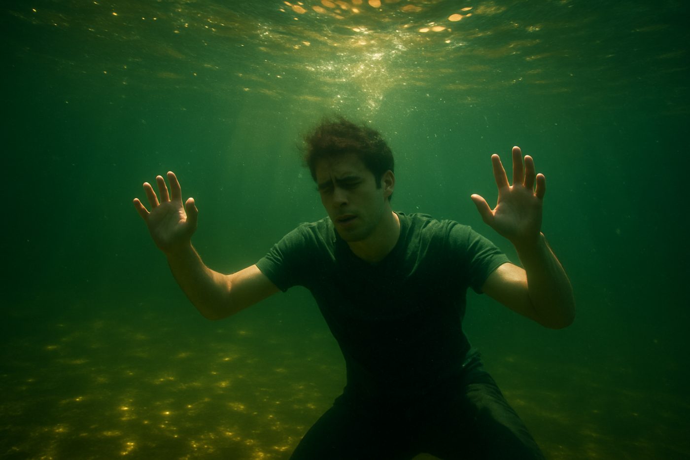 Drowning underwater reservoir