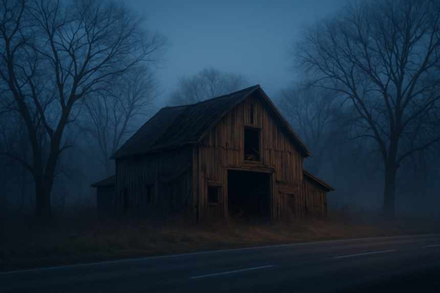 Dead barn by County Road 6
