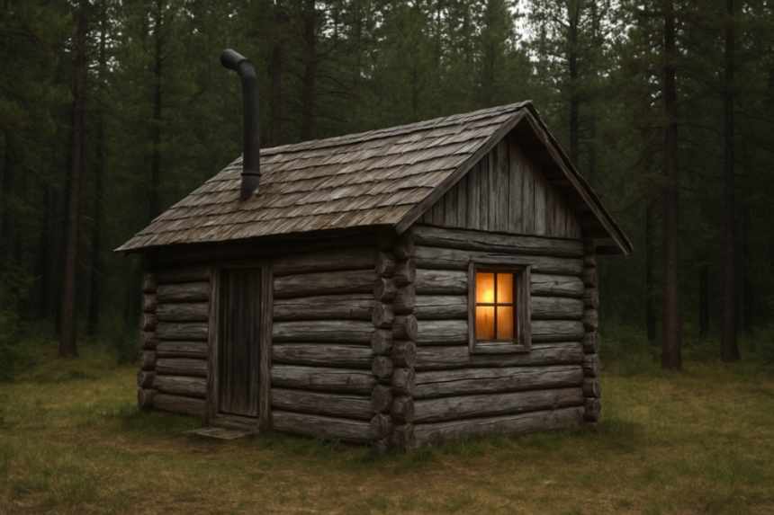 Abandoned ranger cabin