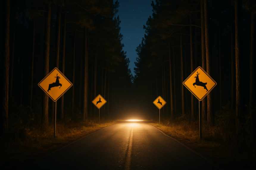The Deer Crossing That Wasn't a Deer