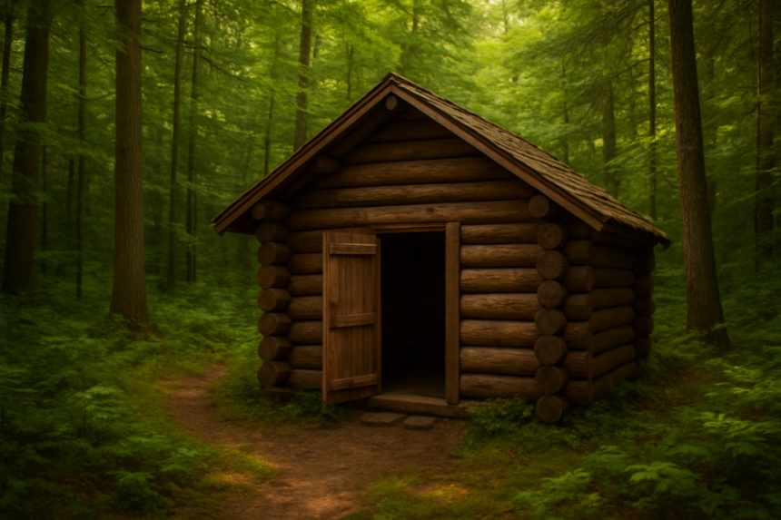 haunted forest cabin