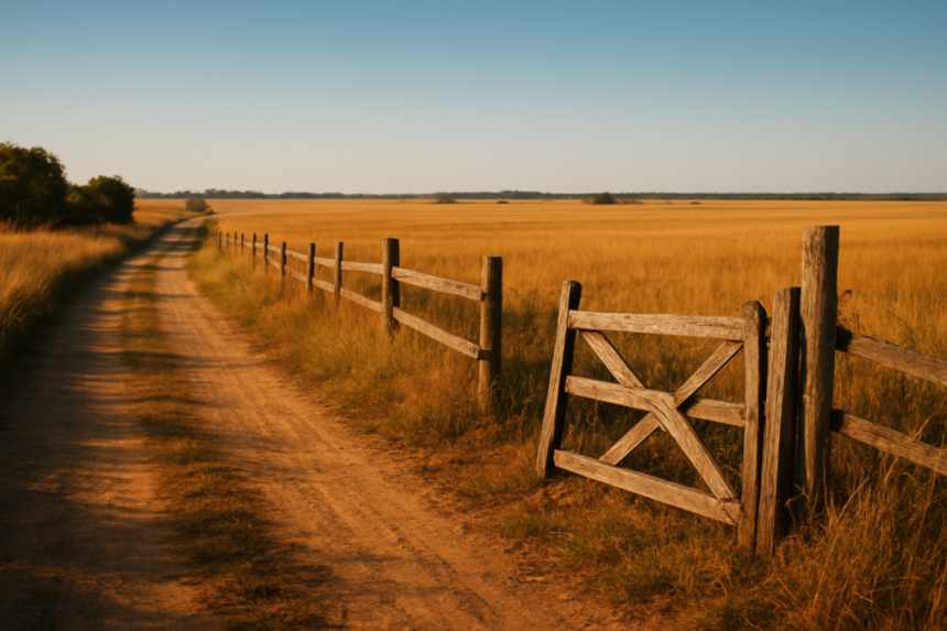 old farm fence