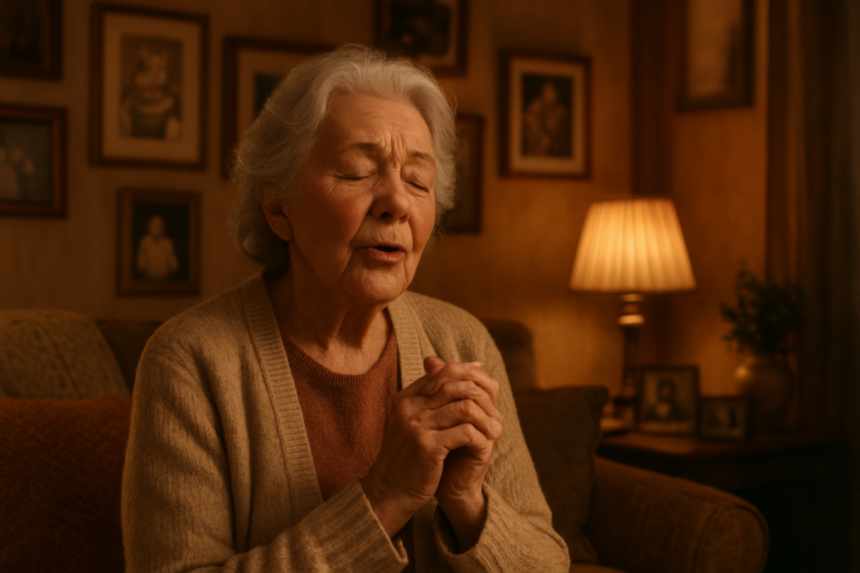 grandmother humming lullaby