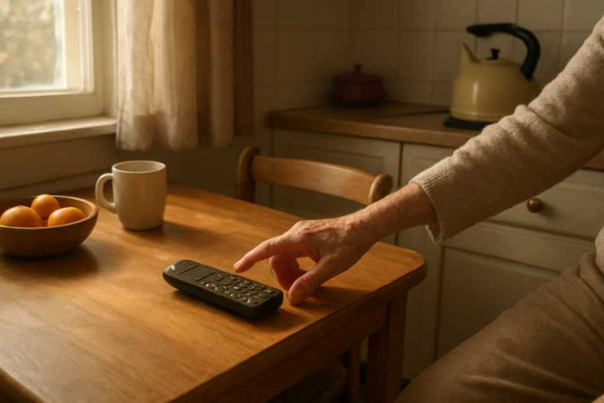 mother fallen kitchen