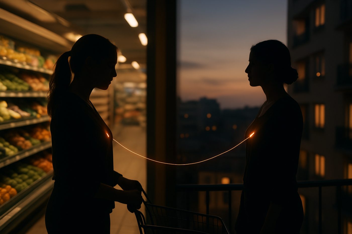 Psychic twin connection
