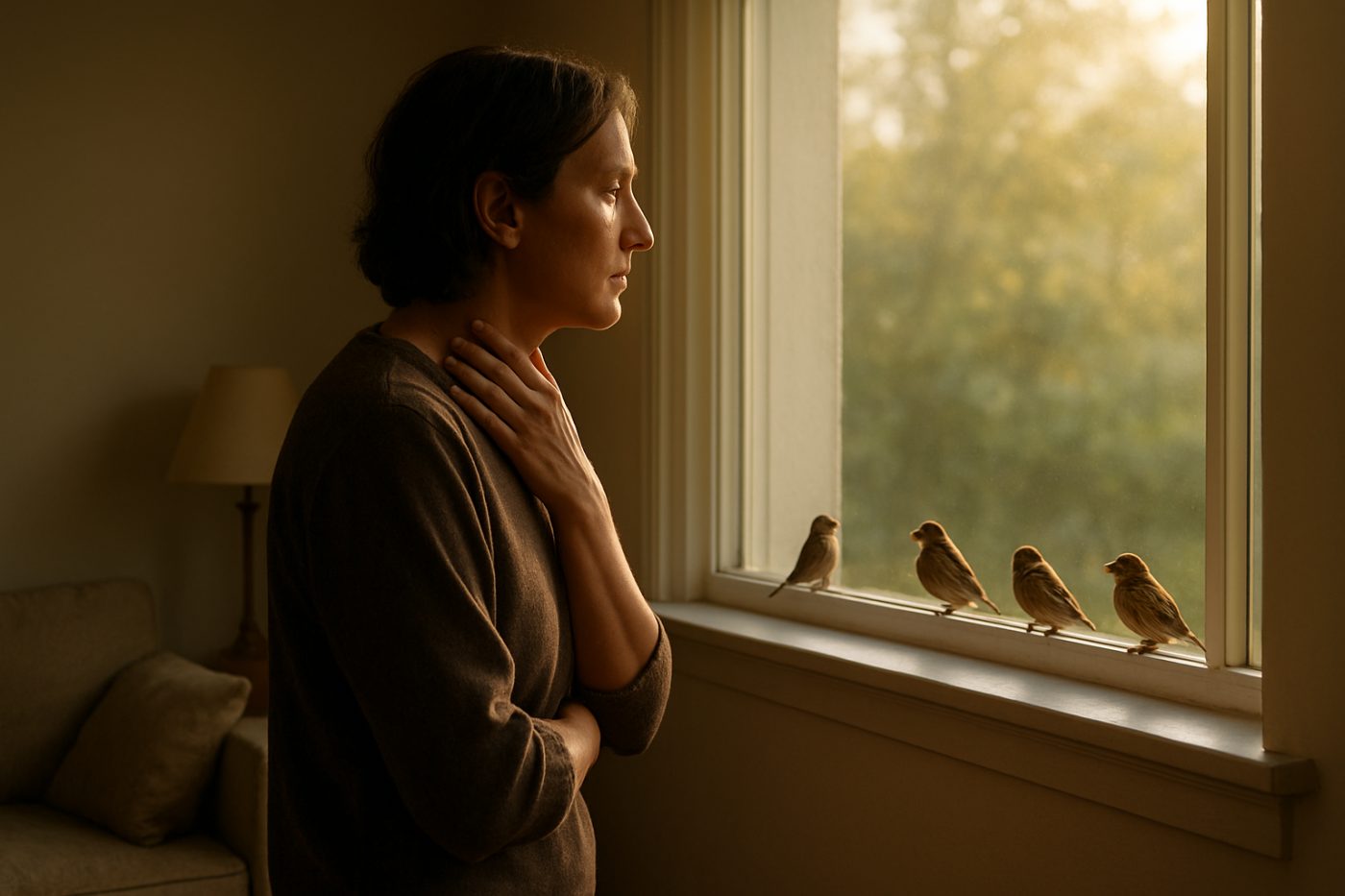 The House Sparrows Battered the Window for an Hour Before the Call