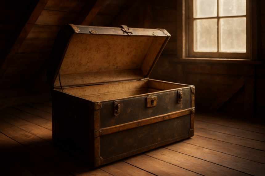 The Steamer Trunk in the Attic Had a False Bottom