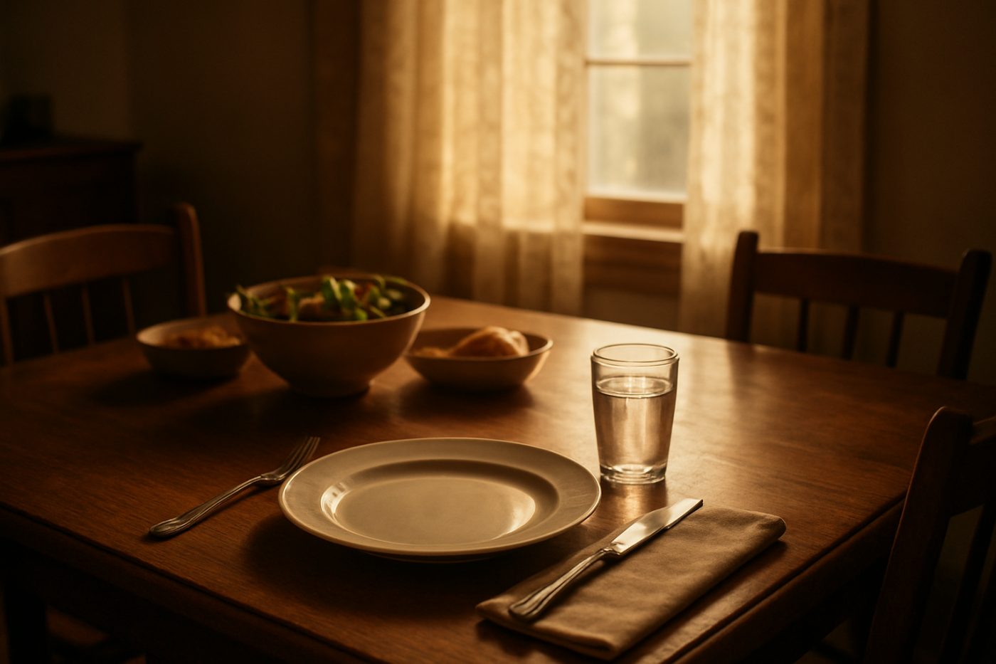 empty place setting