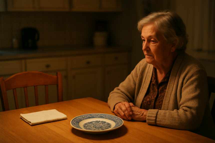 Grandma Set a Place at the Table for Someone Who Never Came
