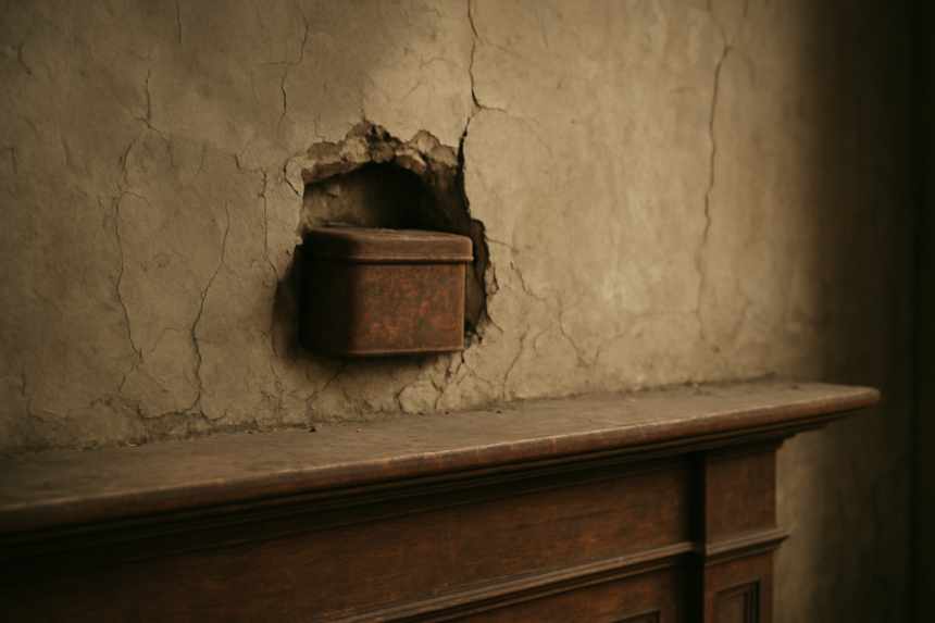 Hidden letter in wall