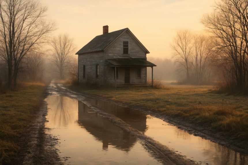 Old farmhouse exterior