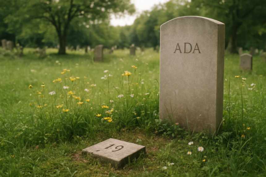 Restored grave of Ada