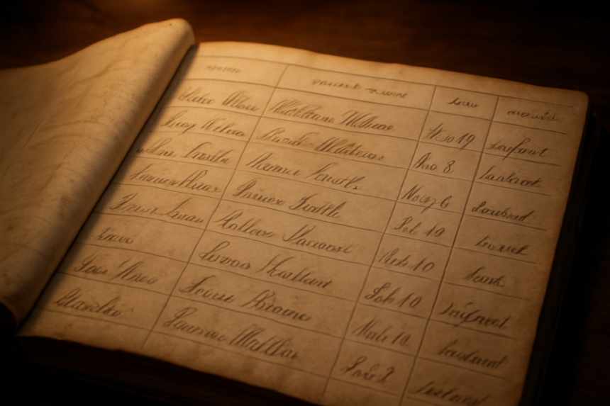 Historical family records