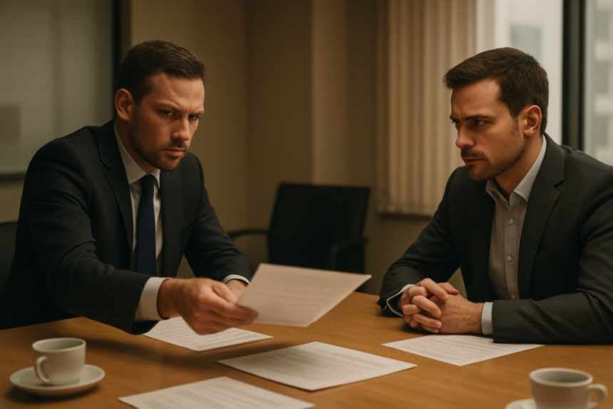 workplace confrontation meeting