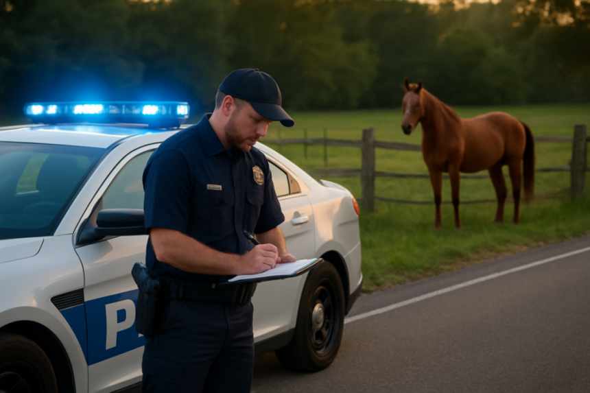Police on roadside report