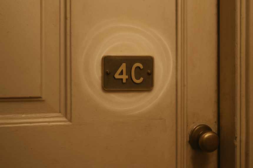 Mysterious humming office door