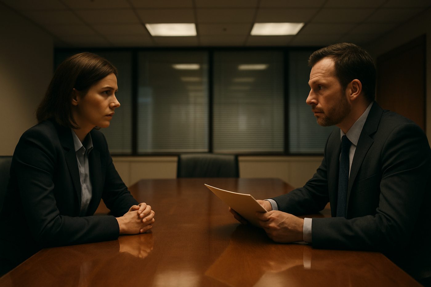 workplace meeting tension