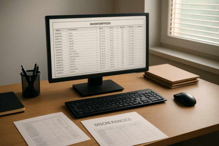 inventory reconciliation logs