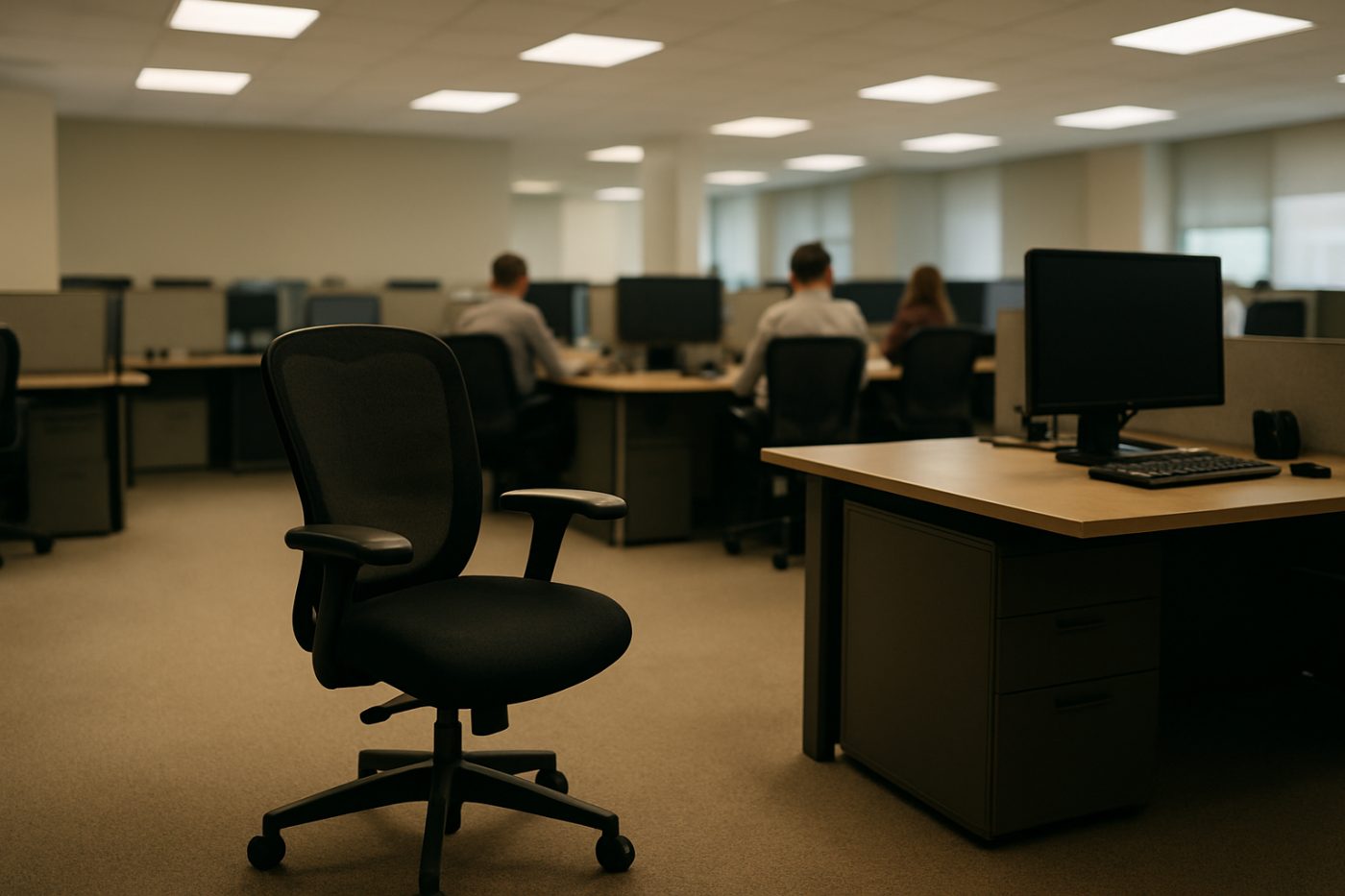 empty chair office mystery