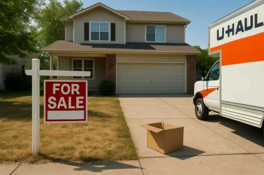 For Sale house scene