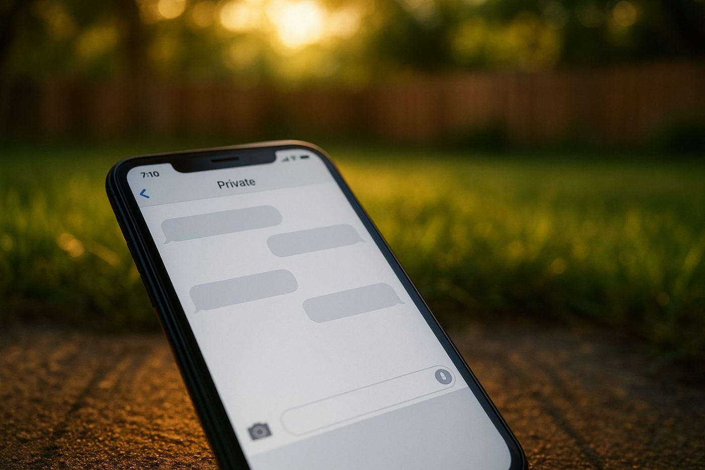 Open phone private messages
