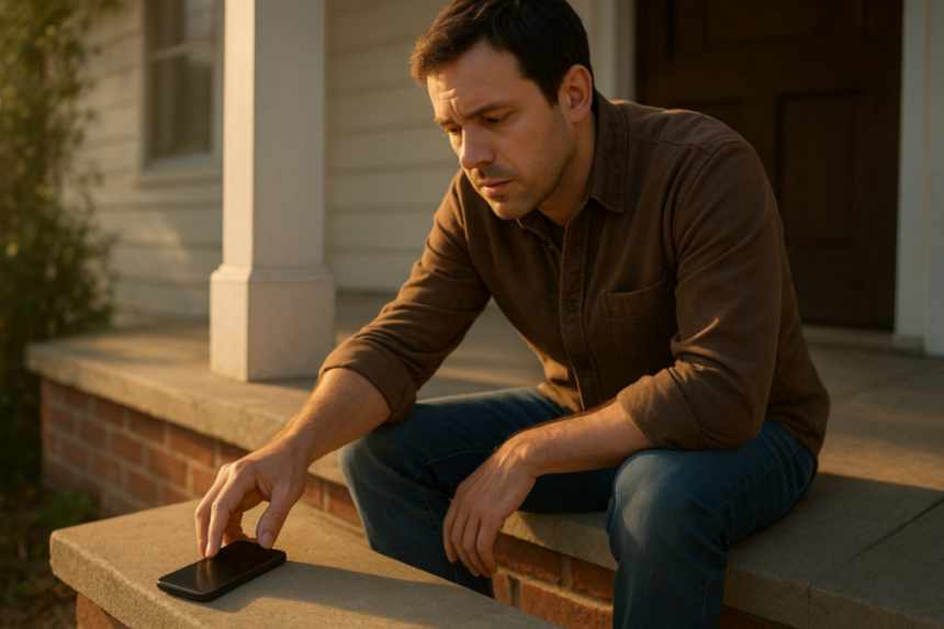 Returning dropped phone