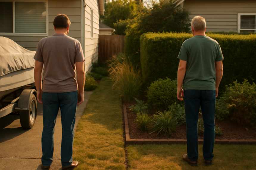 suburban neighbor standoff