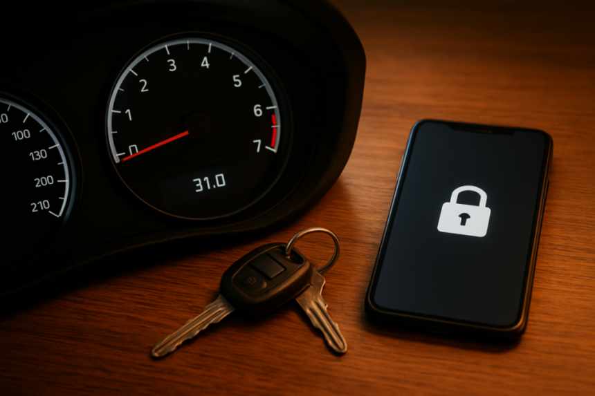 Locked Garage, Reversed Car