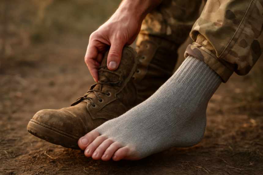 Clean boot socks care